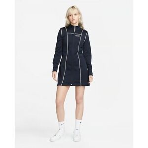 Nike Serena‎ Williams Tennis Dress XS Navy White Zip Front Athletic Skort